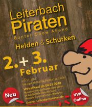 Tickets für Samstag - Bunter Show Abend der Leiterbachpiraten am 03.02.2018 - Karten kaufen